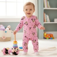 SX365: Girls Minnie Mouse All In One/ Sleepsuit (0- 36 Months)